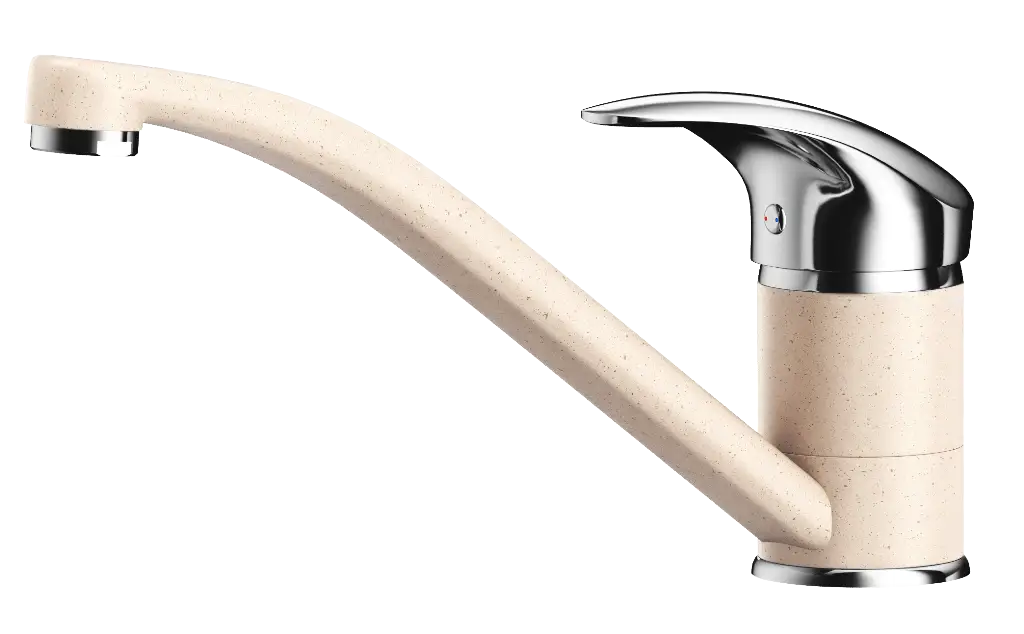 Elegant Beige Kitchen Faucet