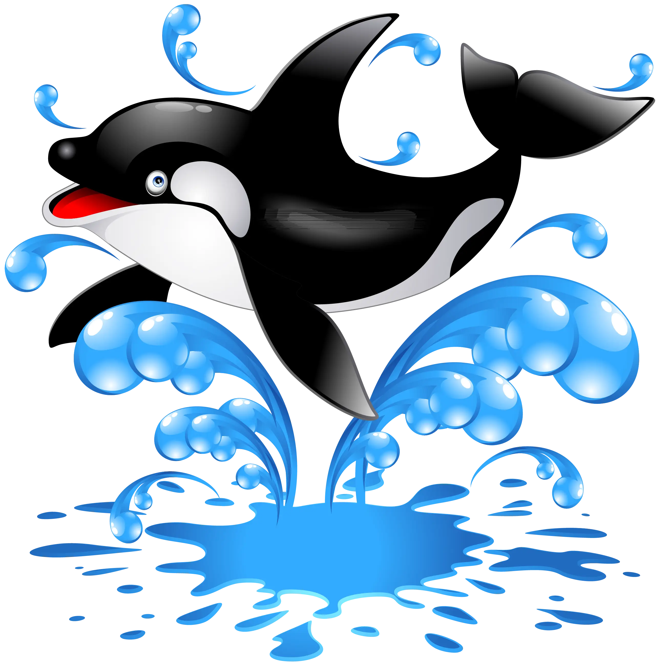 Playful Jumping Orca