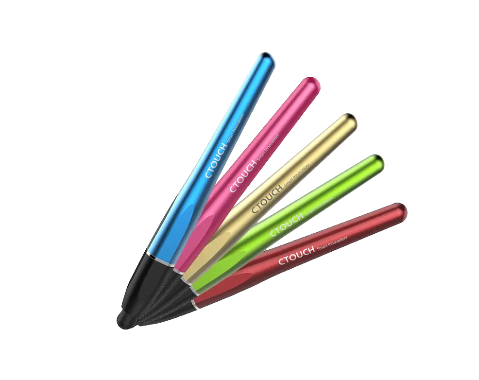 Set of Colorful Marker Pens in Metallic Shades