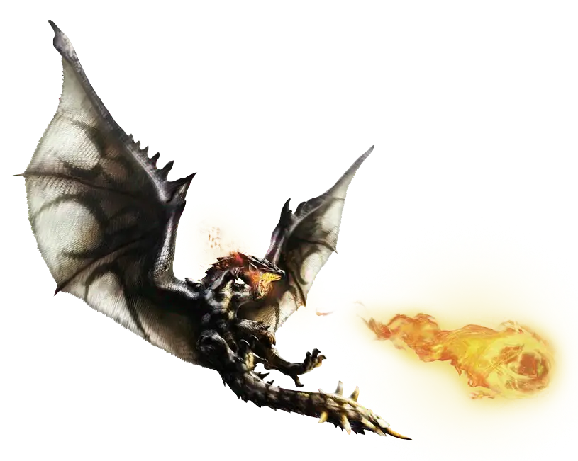 Fire-Breathing Dragon in Fantasy Style