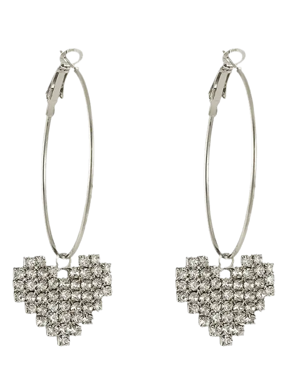 Heart-Shaped Earrings for Elegant Style
