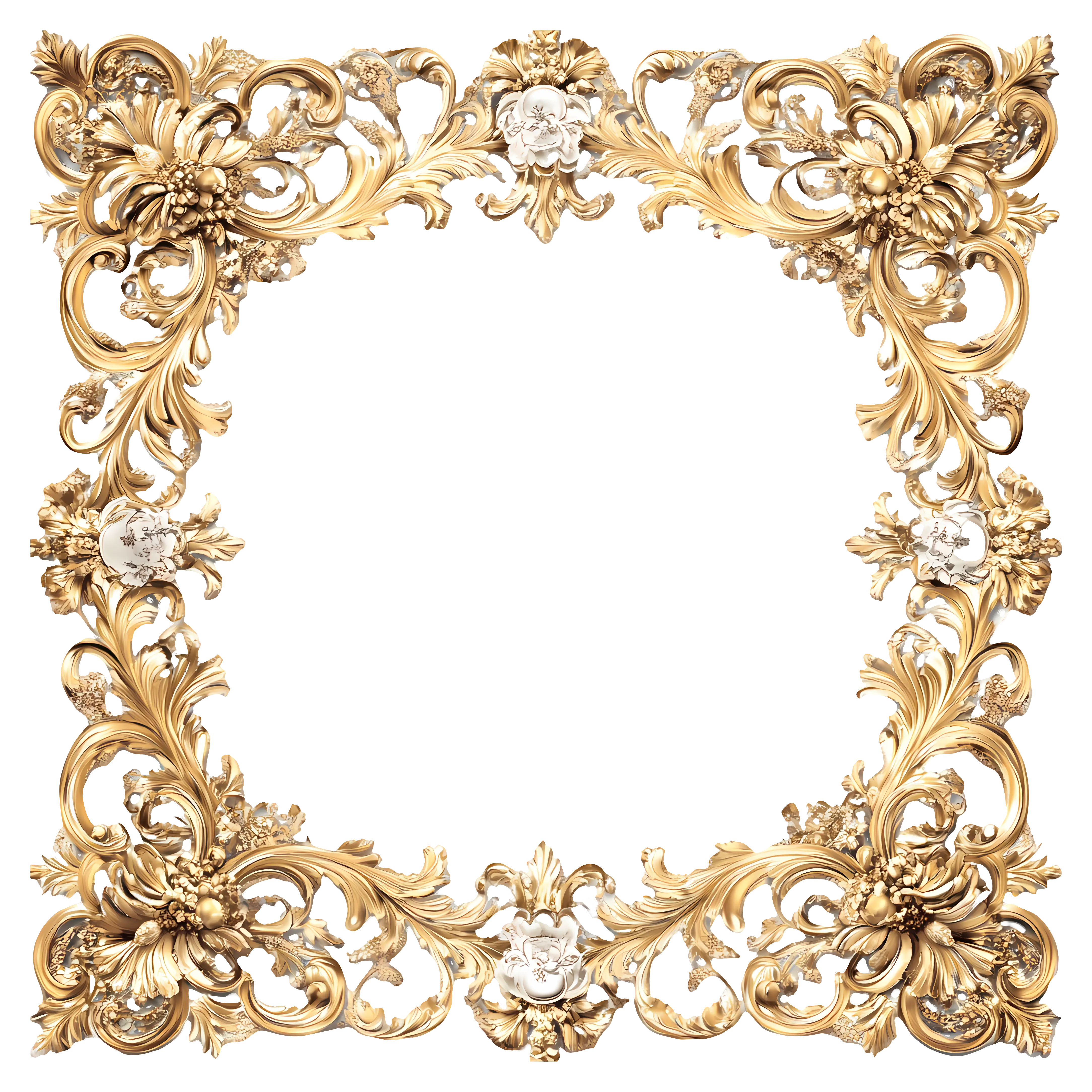 Gold Ornate Decorative Frame