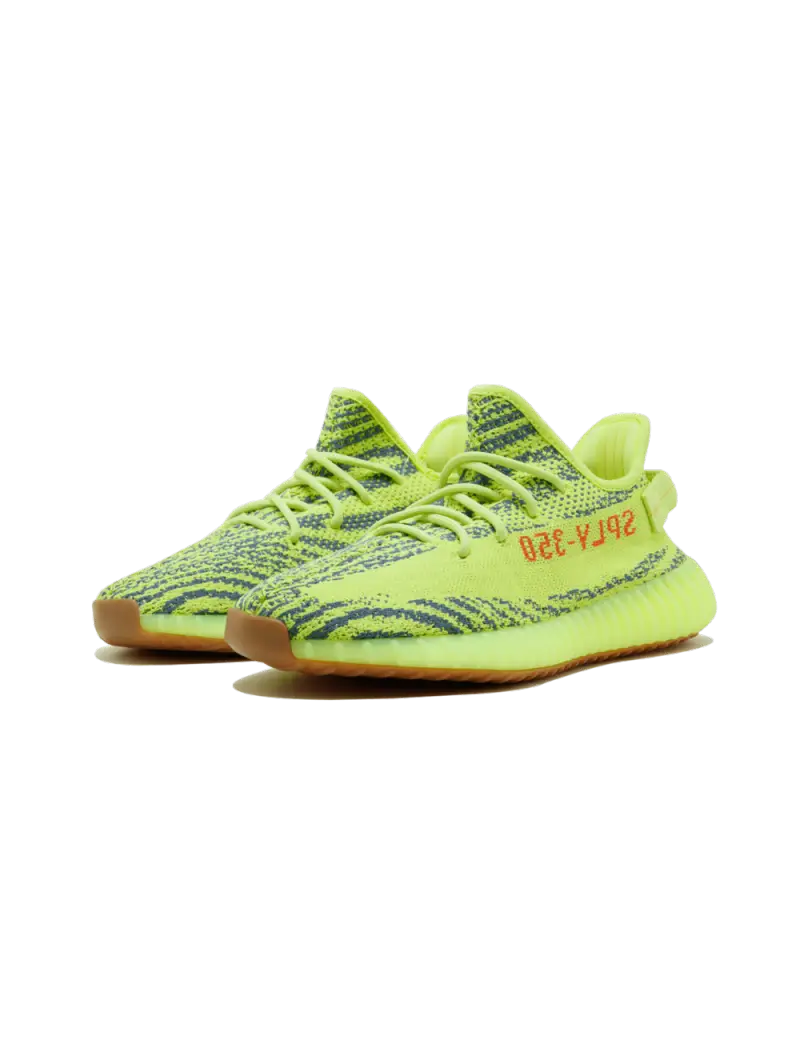 Yellow and Green Patterned Sneakers