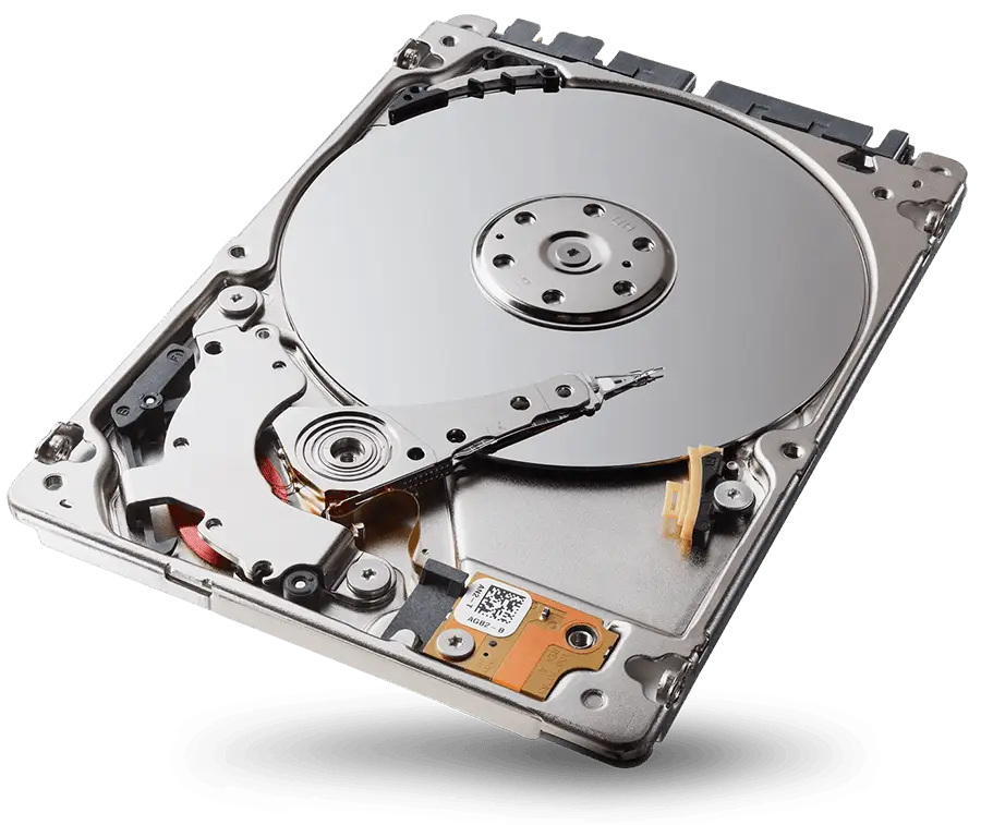Open Hard Disk Drive Illustration