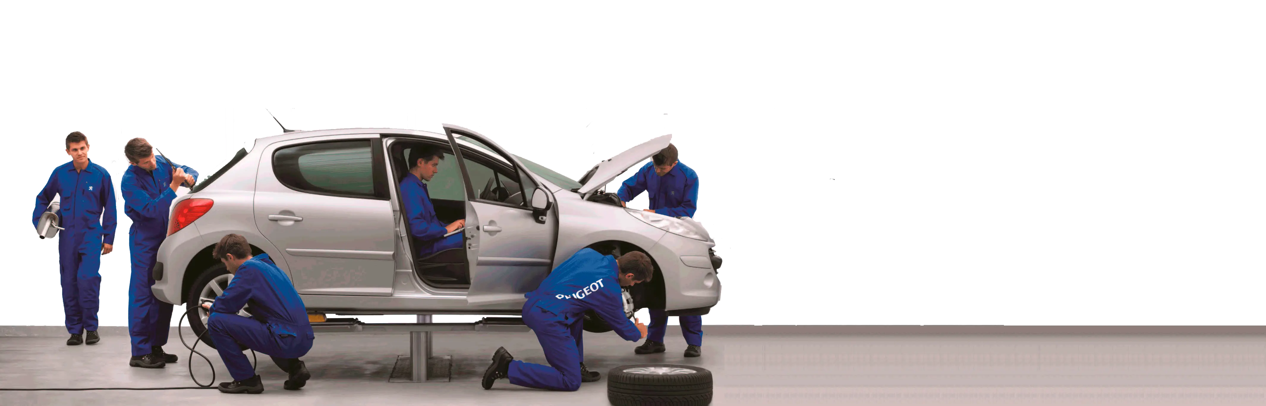 Car Maintenance by Mechanics Team