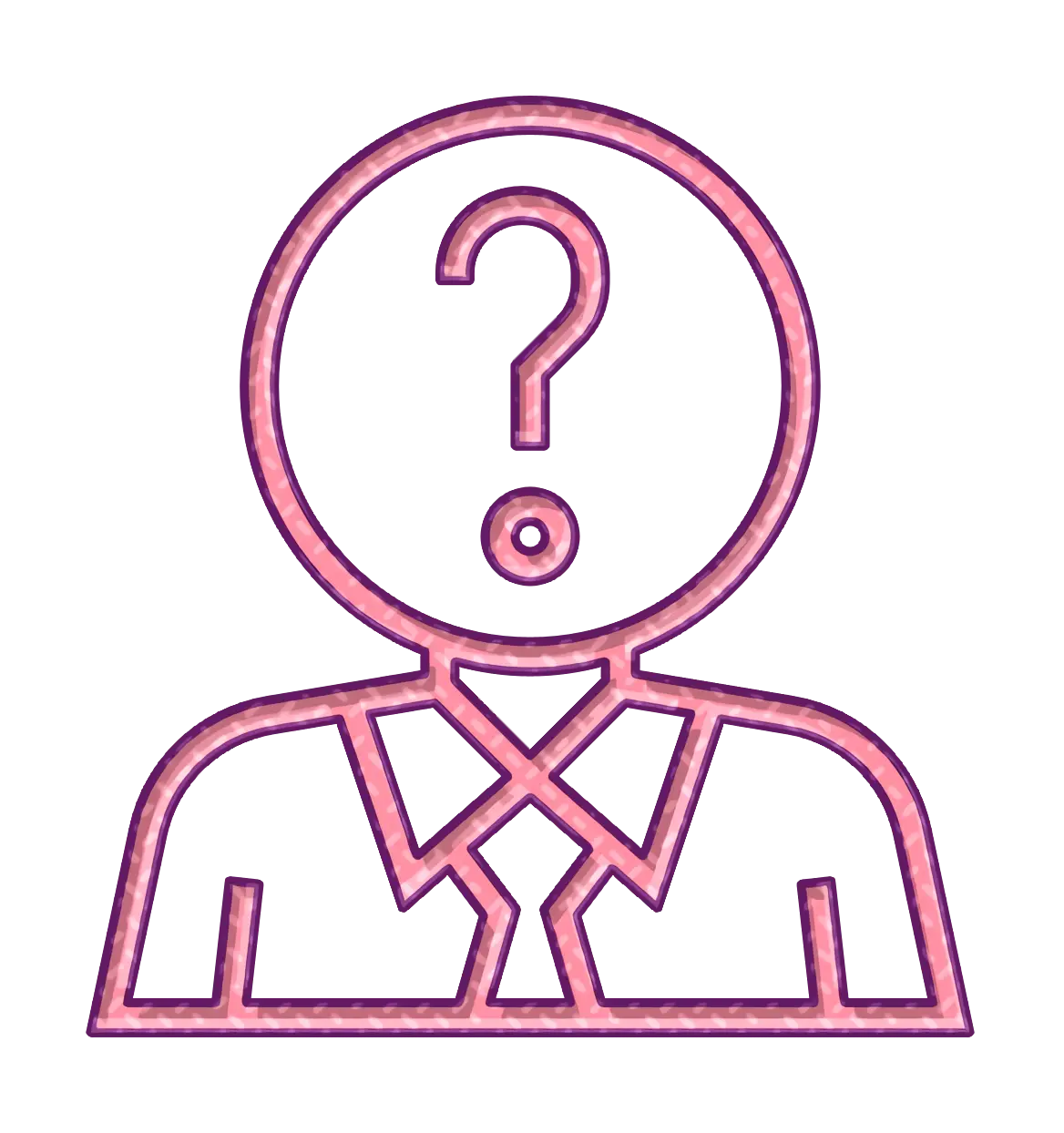 Unknown Person Symbol Illustration