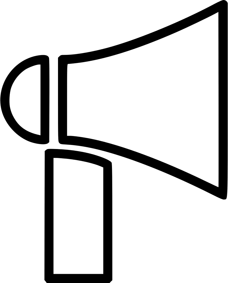 Simple Megaphone Icon
