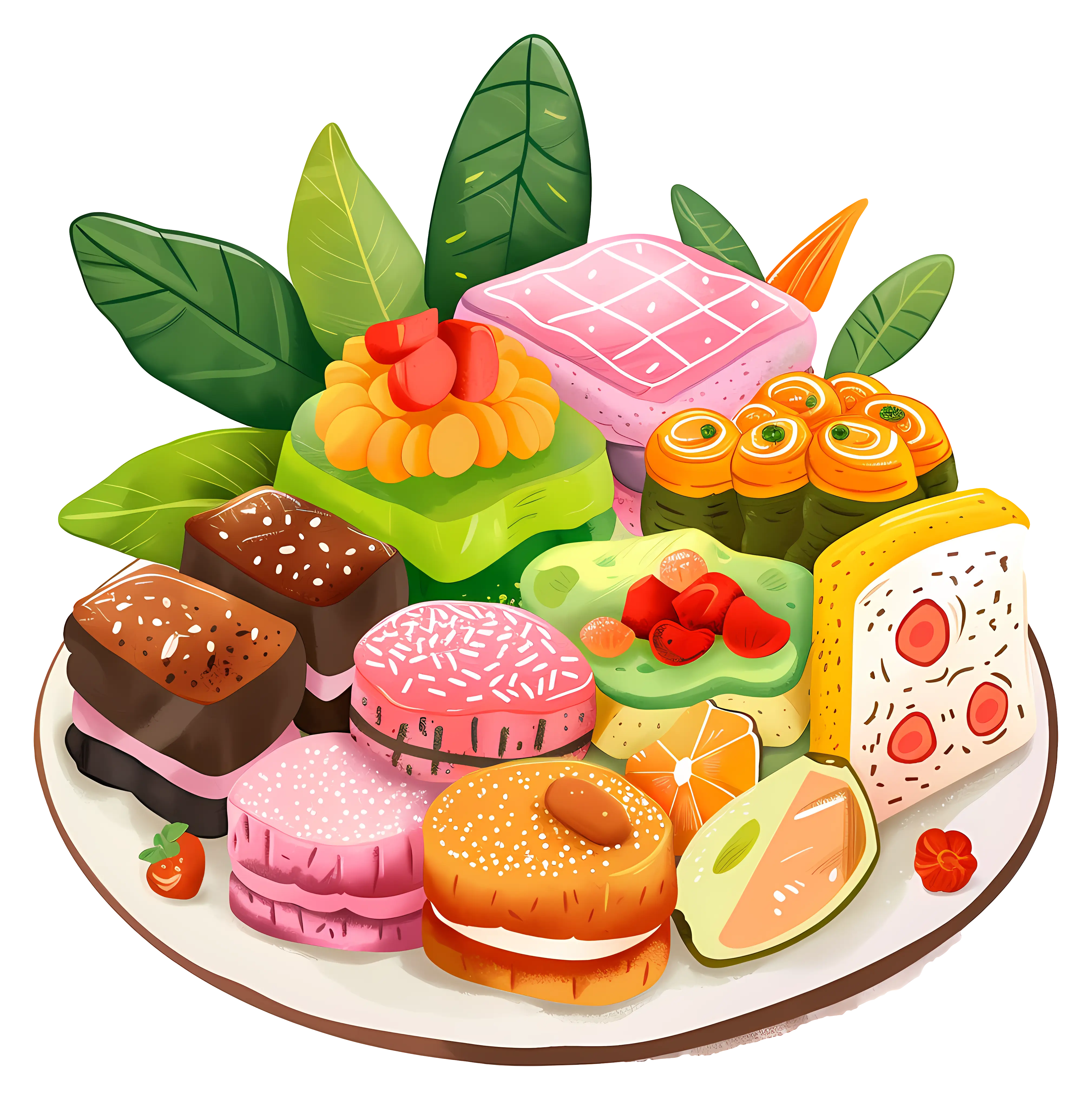 Colorful Assorted Sweets