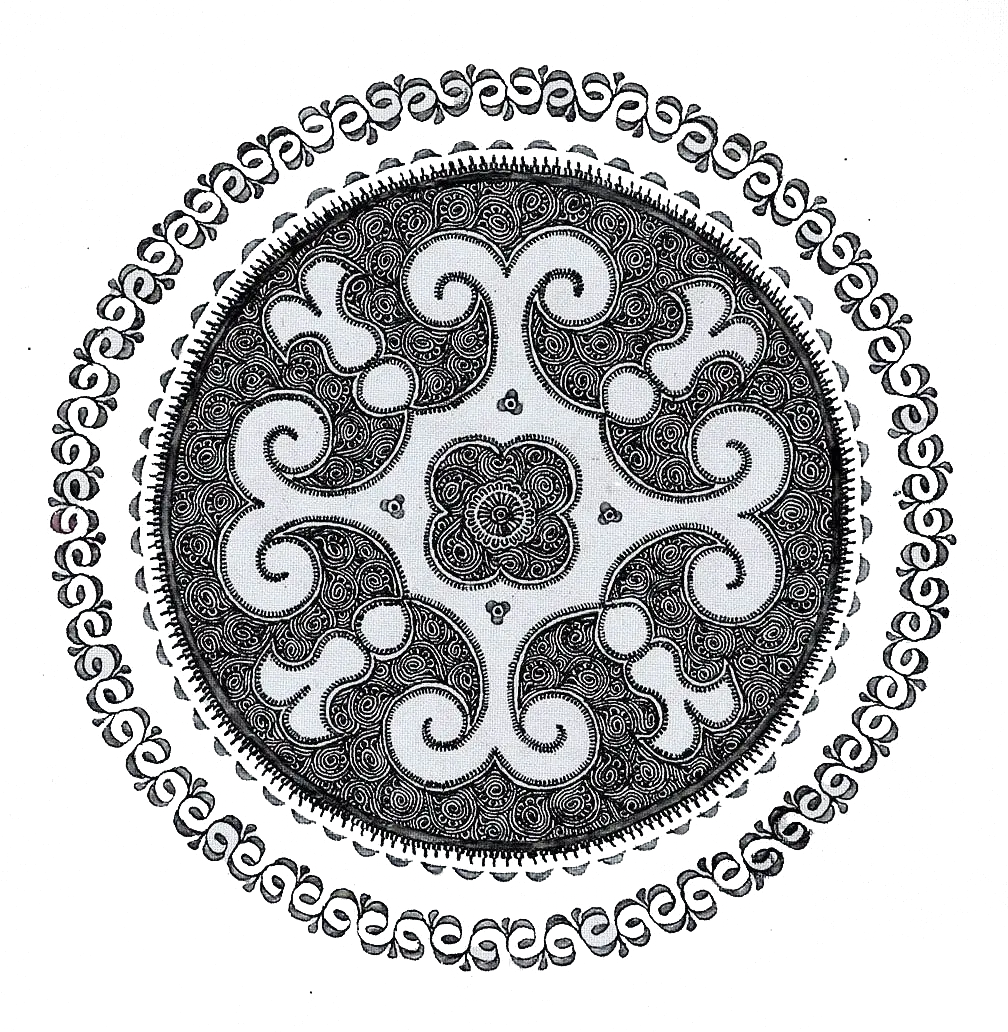 Intricate Black and White Mandala