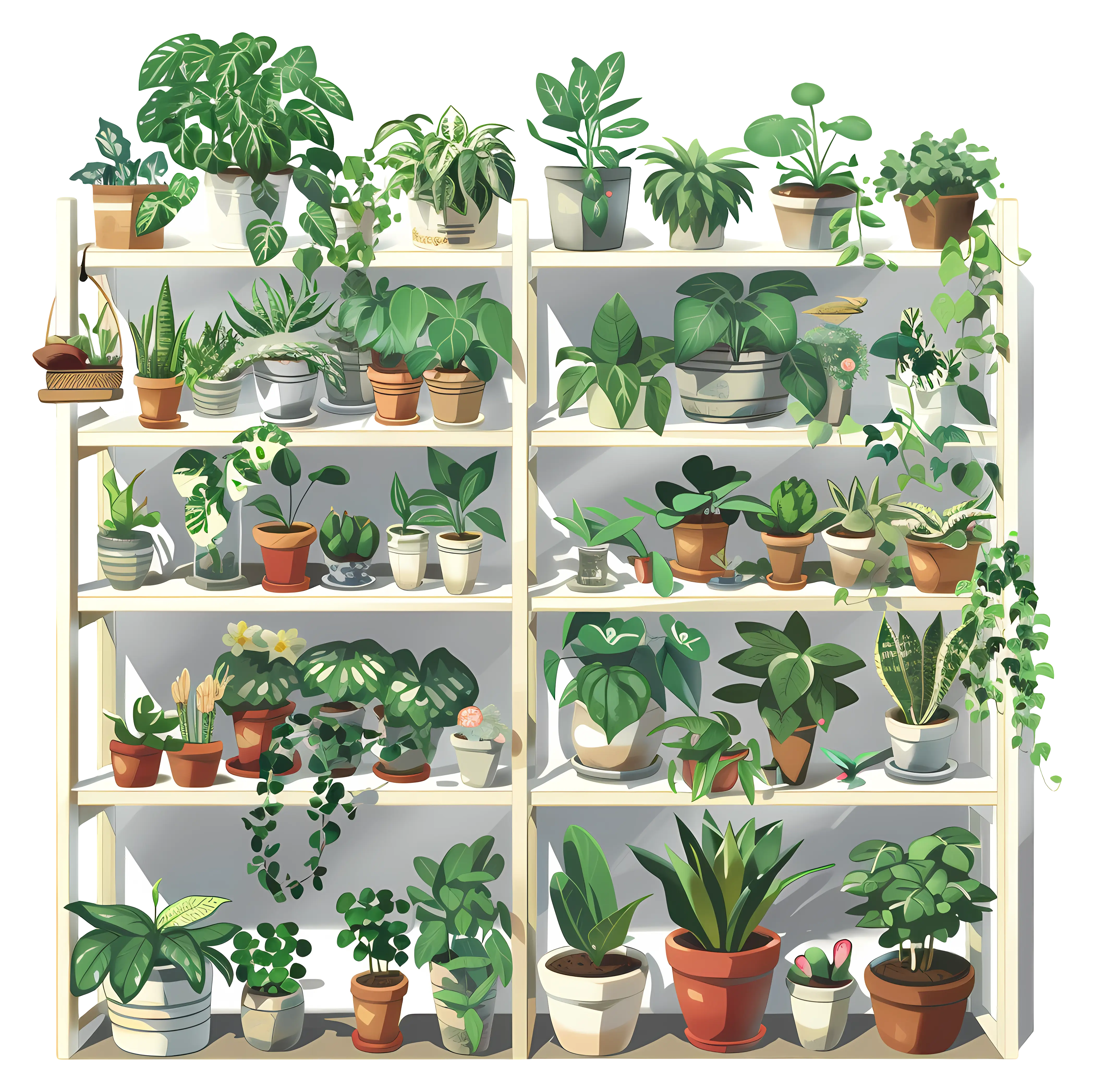 Decorative Indoor Plant Collection