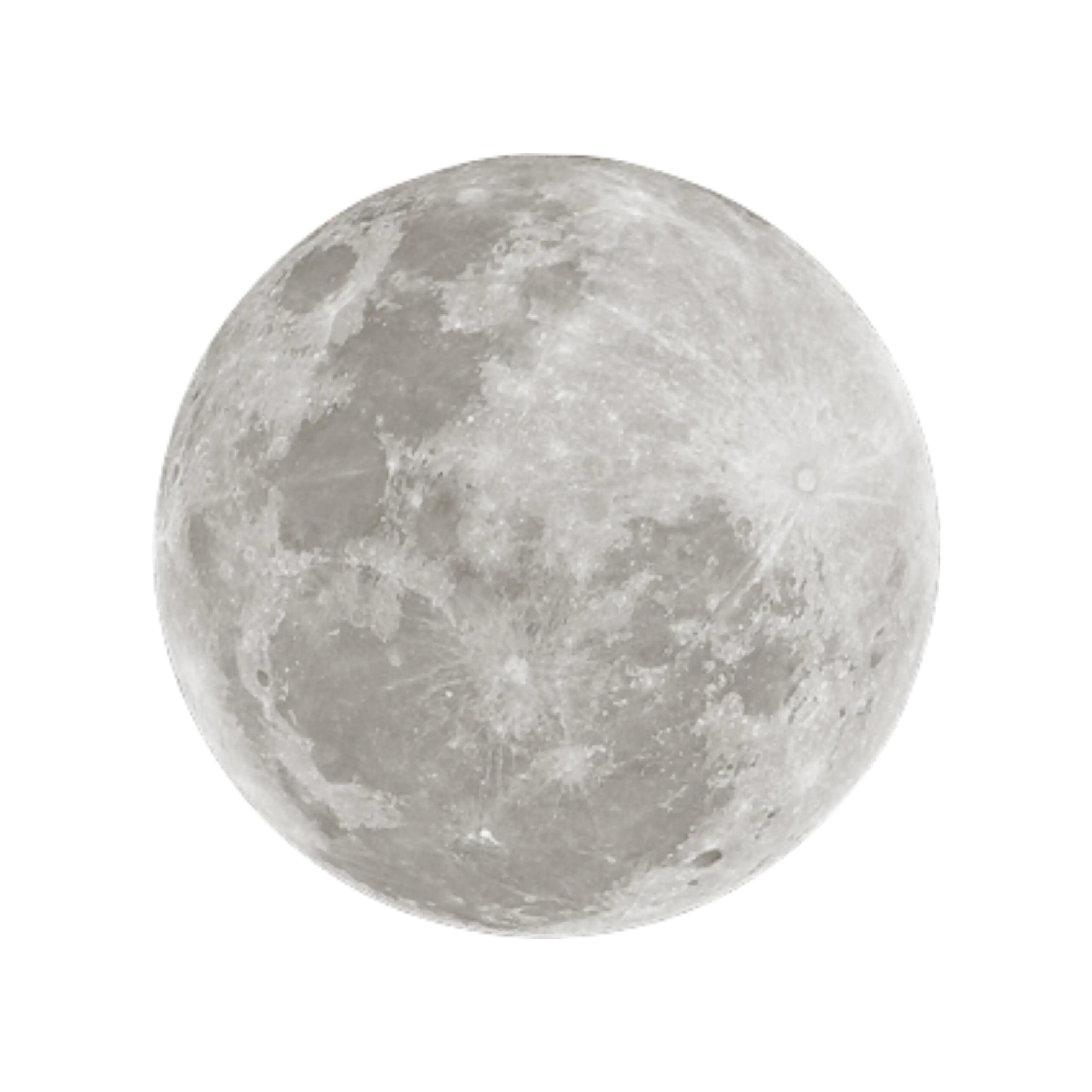 Pale Moon View in Space
