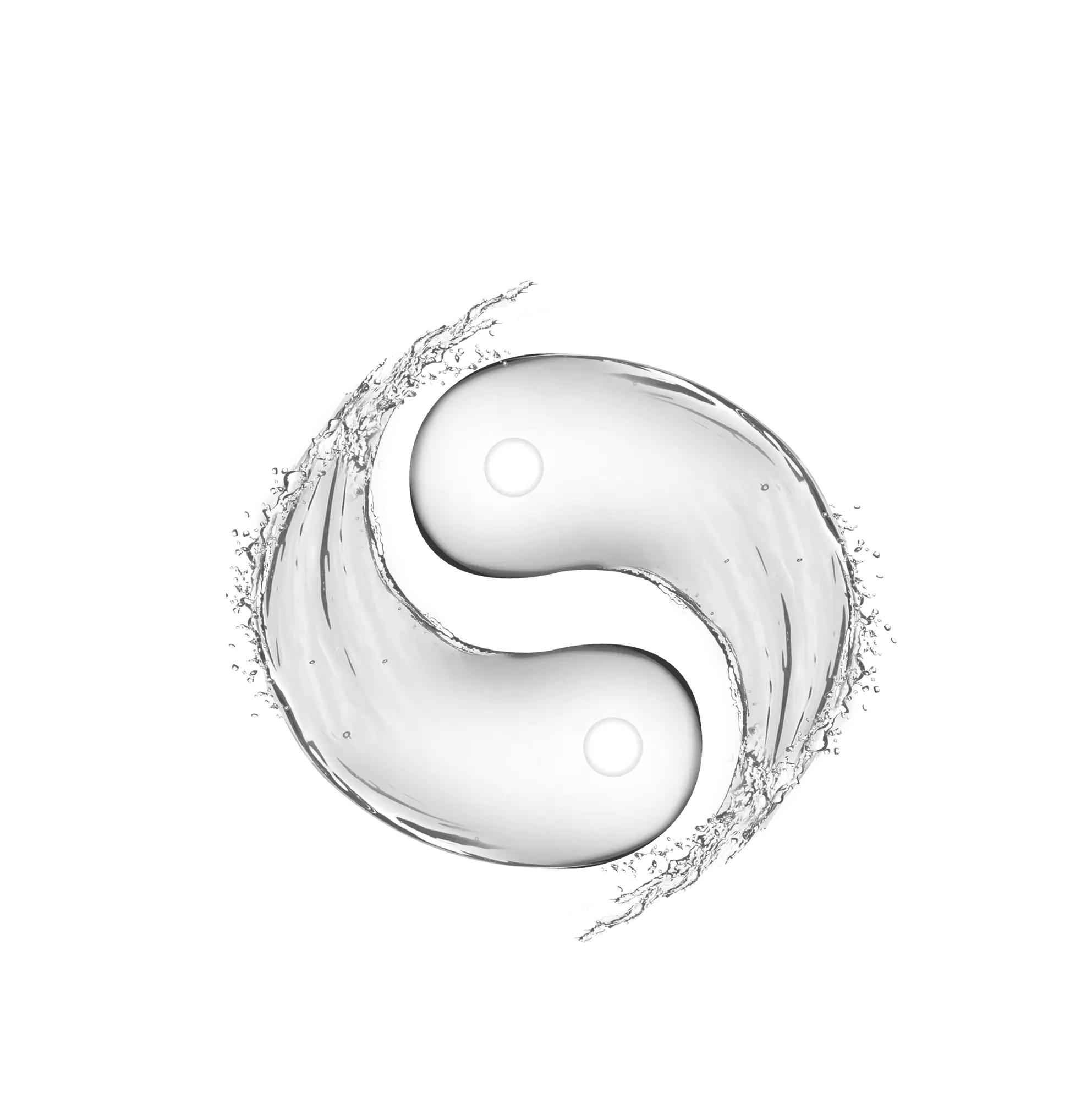 Water Yin Yang Symbol