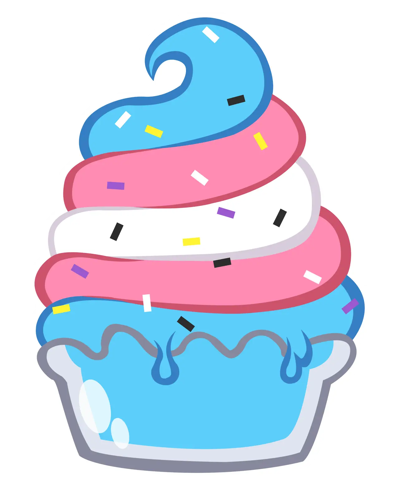 Colorful Ice Cream Cone