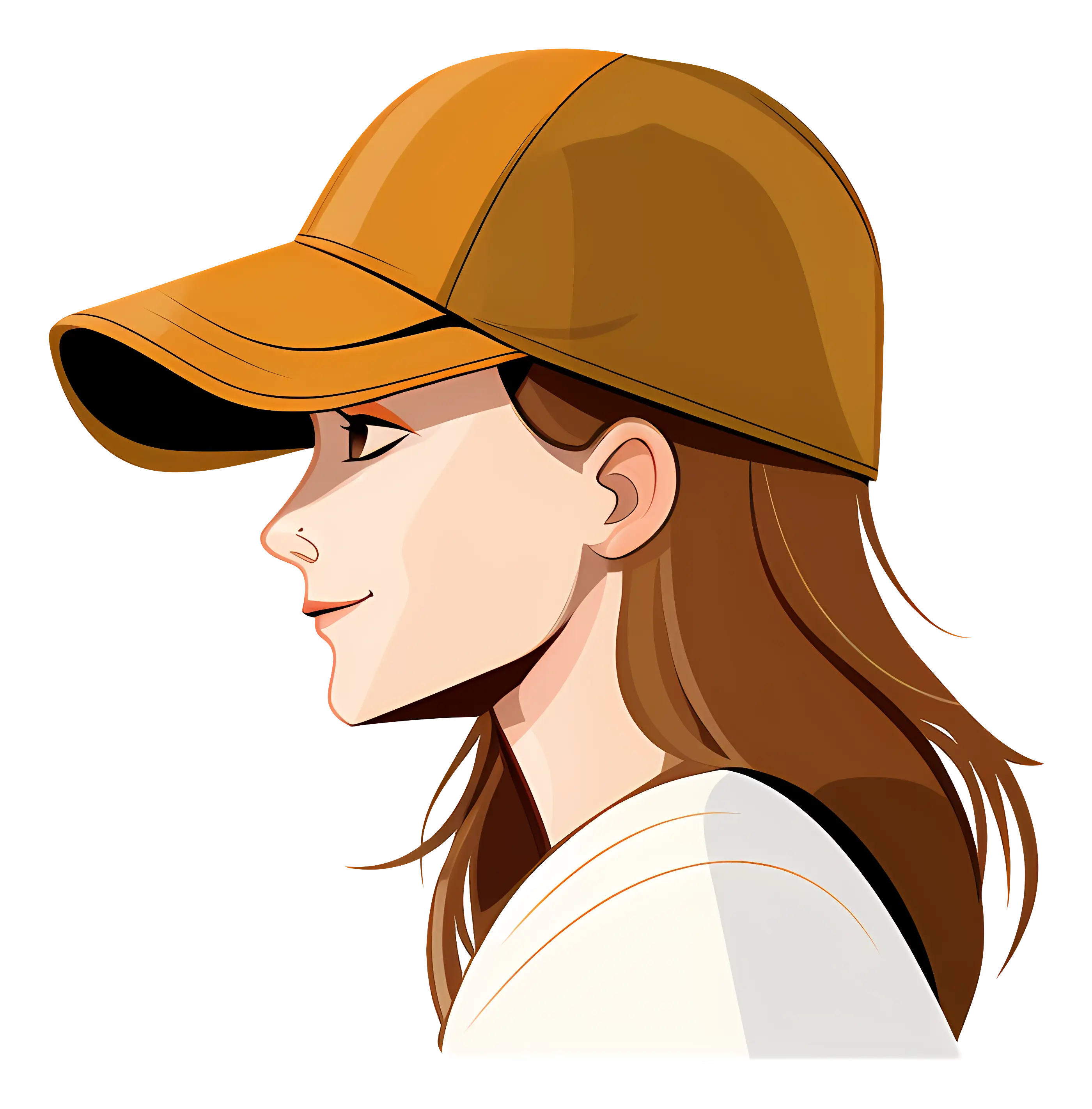Girl with a Cap Illustration