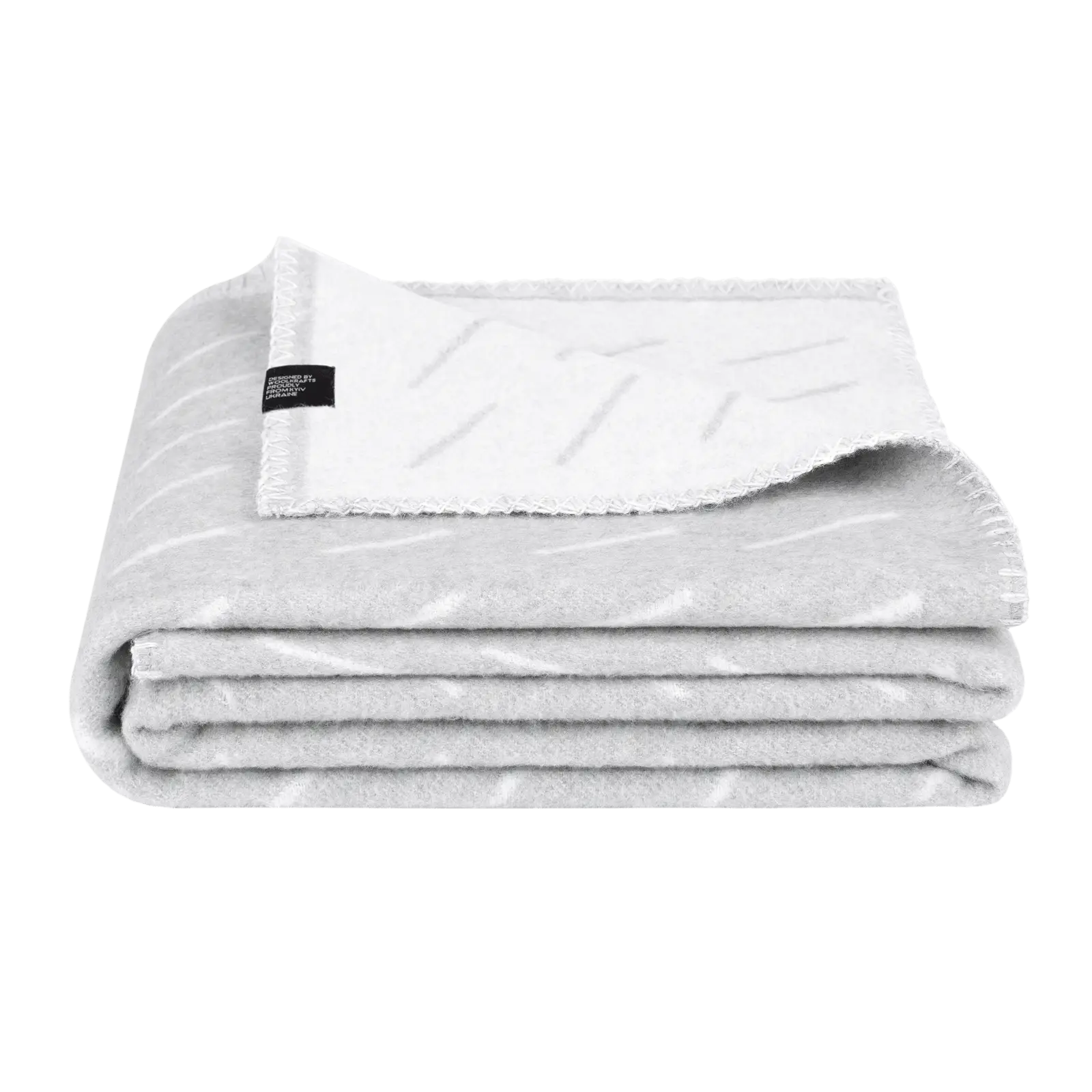 Folded Gray Blanket