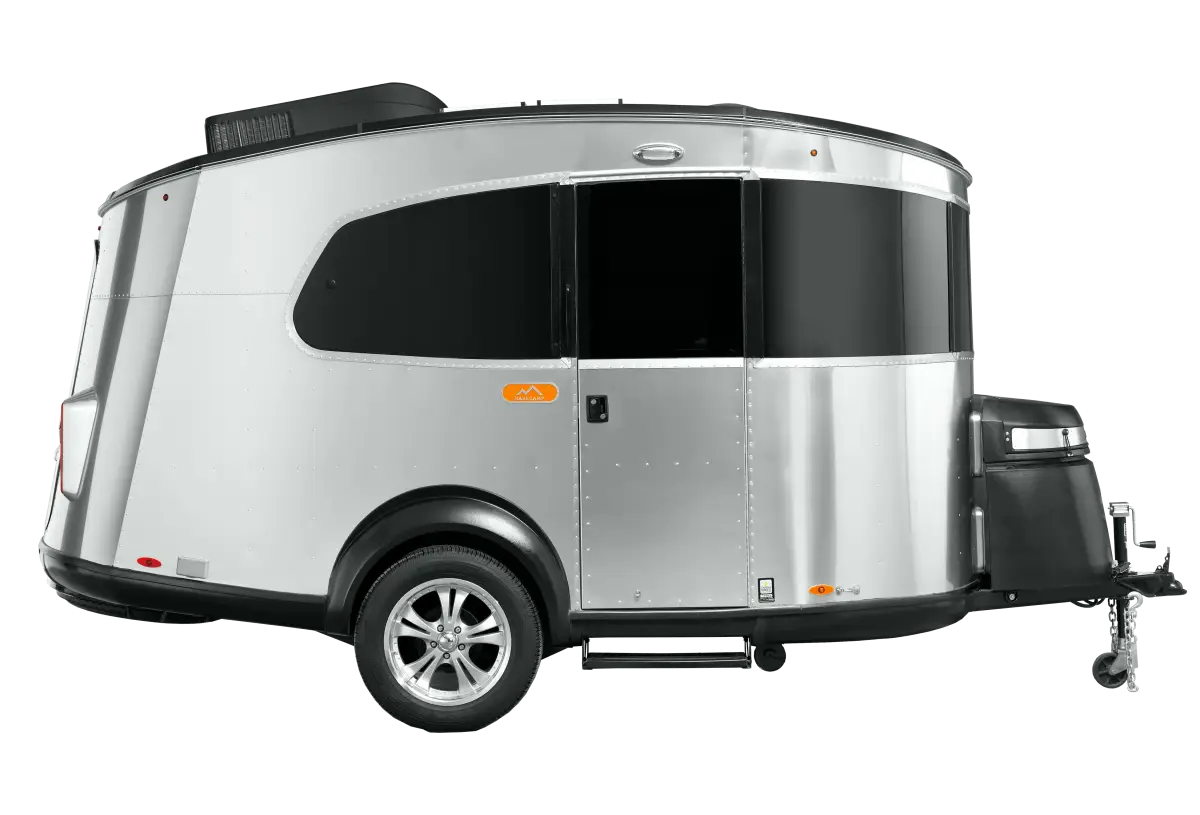 Compact Silver Travel Trailer