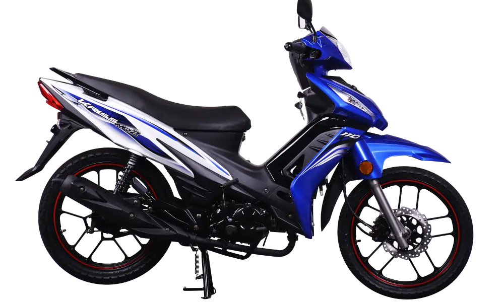 Sleek Blue Motorcycle for Urban Riders