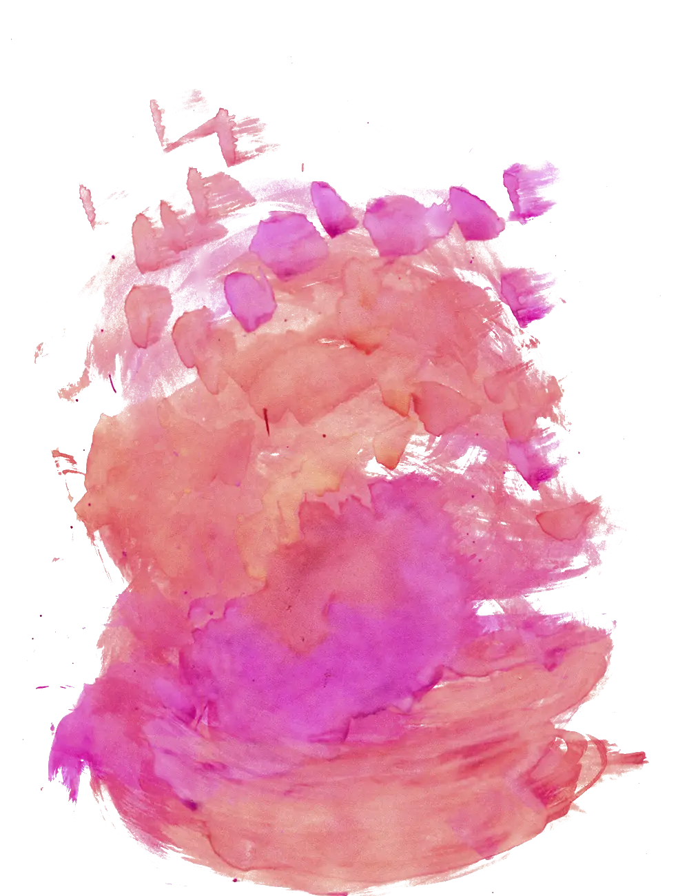 Pink and Purple Watercolor Art