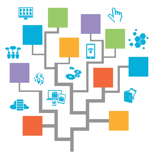 Colorful Flowchart Diagram