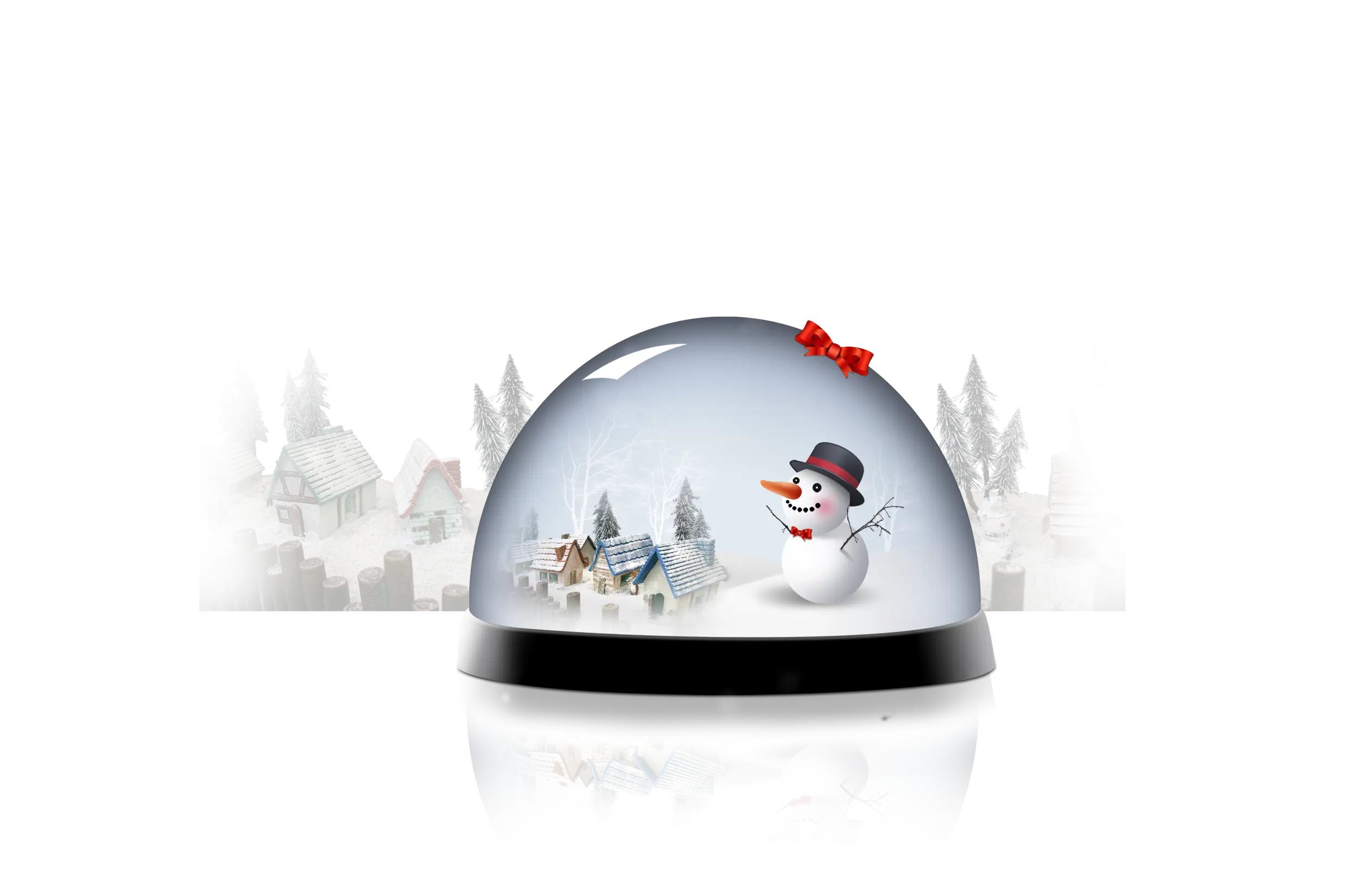 Snow Globe with Snowman