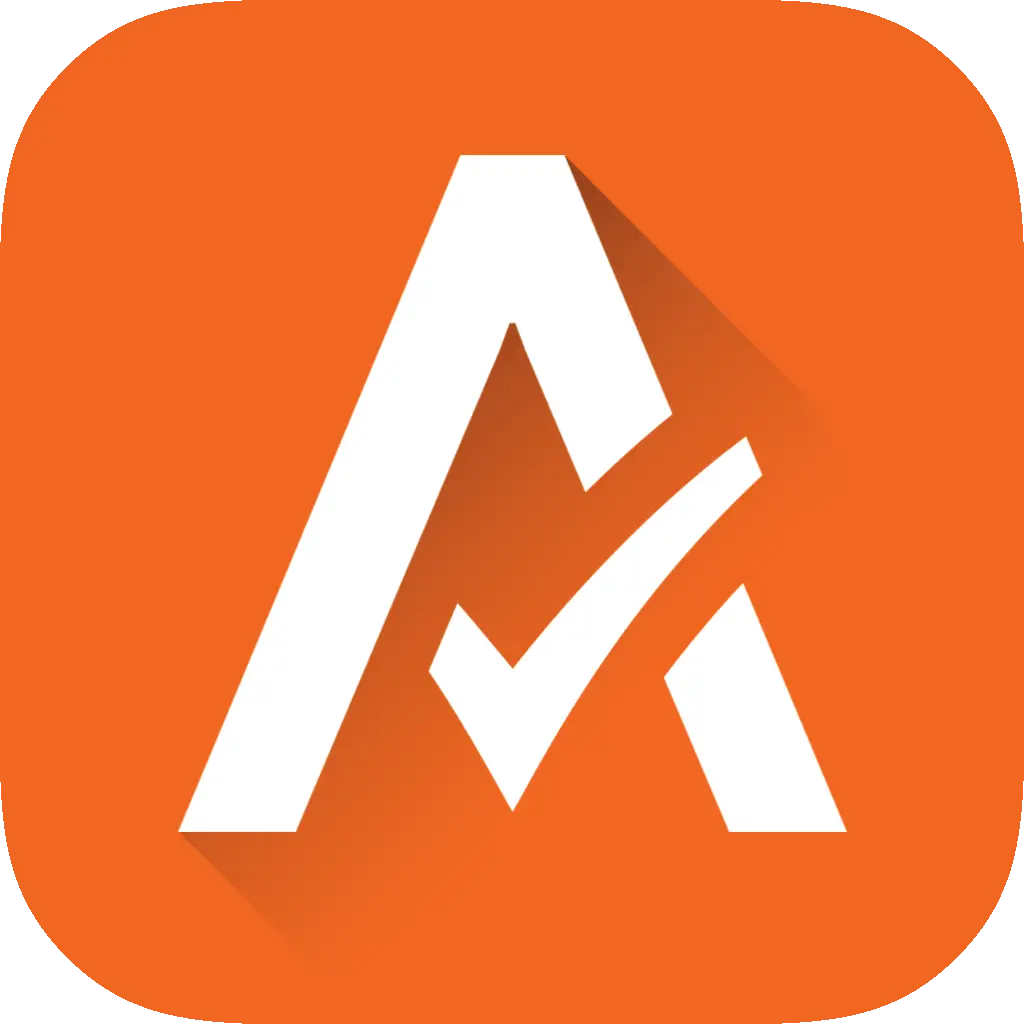 Orange Checkmark Logo