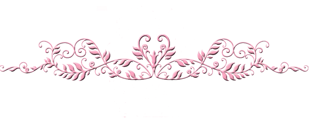 Pink Decorative Floral Flourish
