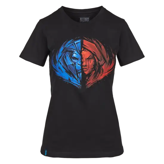 Graphic T-Shirt with Dual Faces