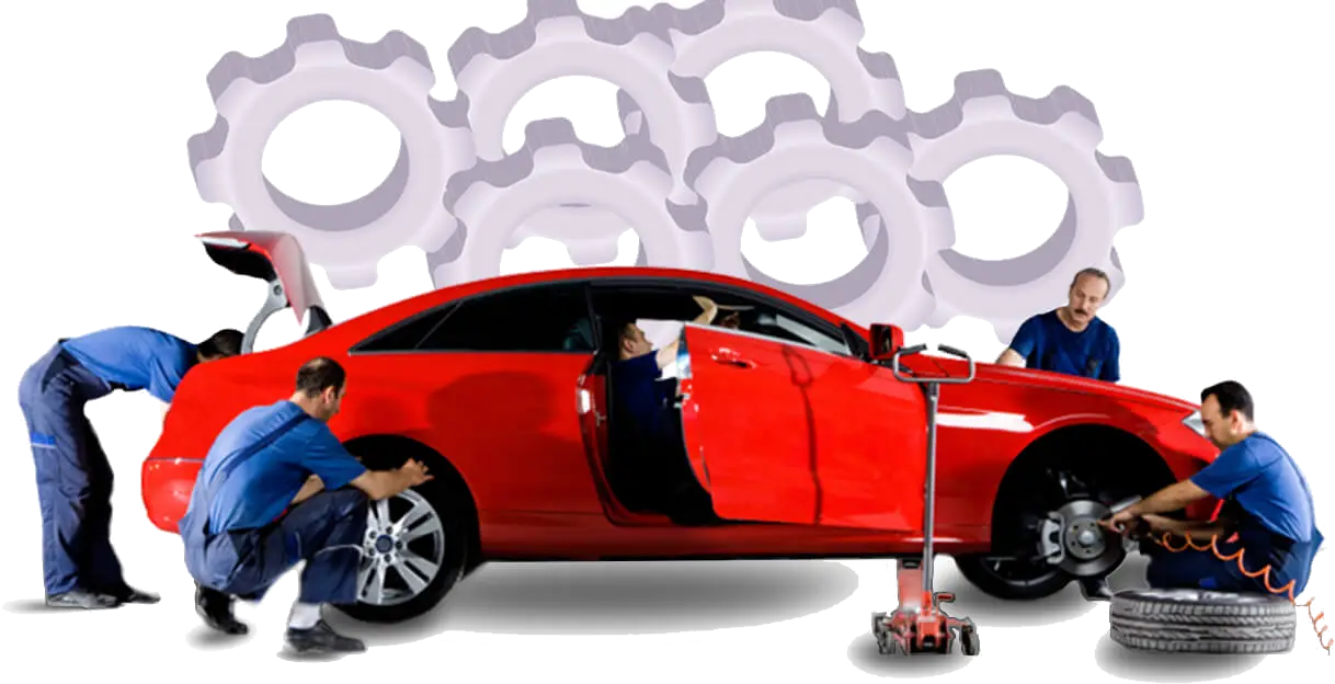 Car Repair and Maintenance Scene