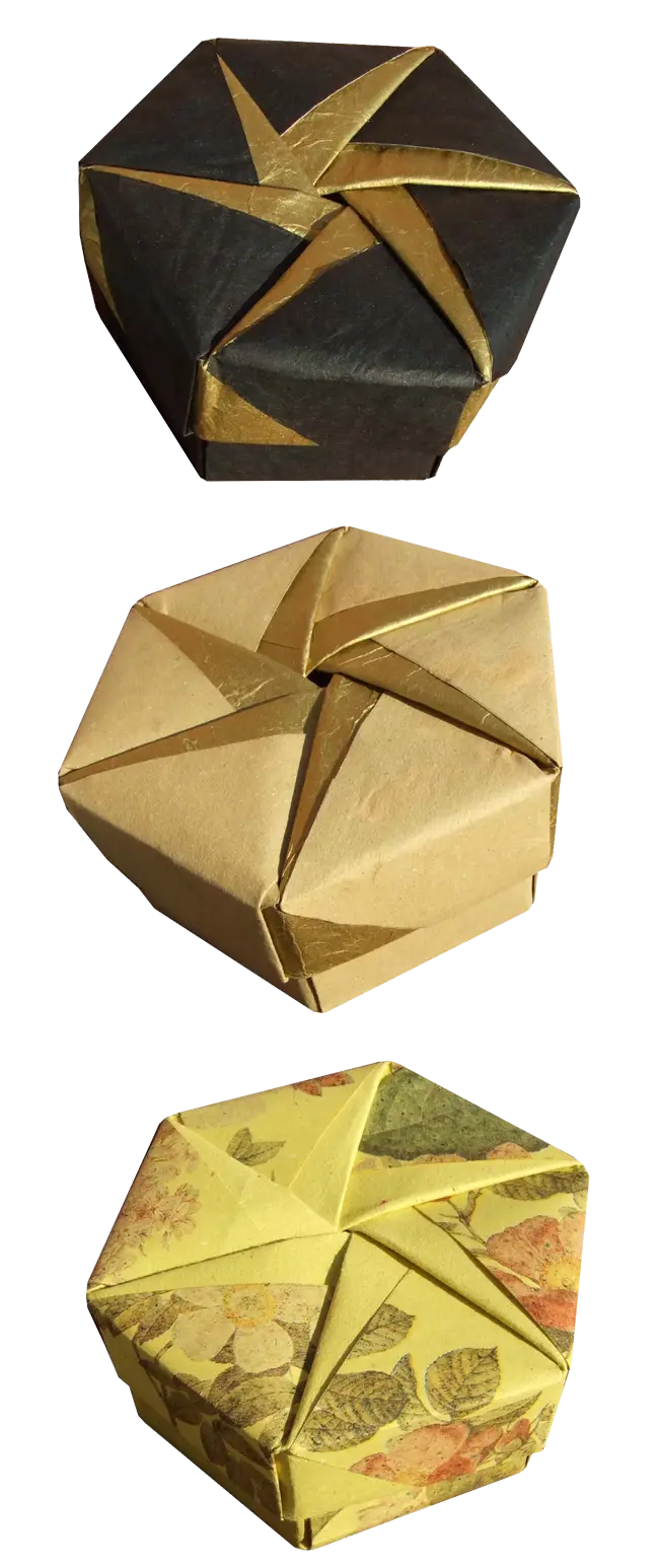 Colorful Origami Boxes