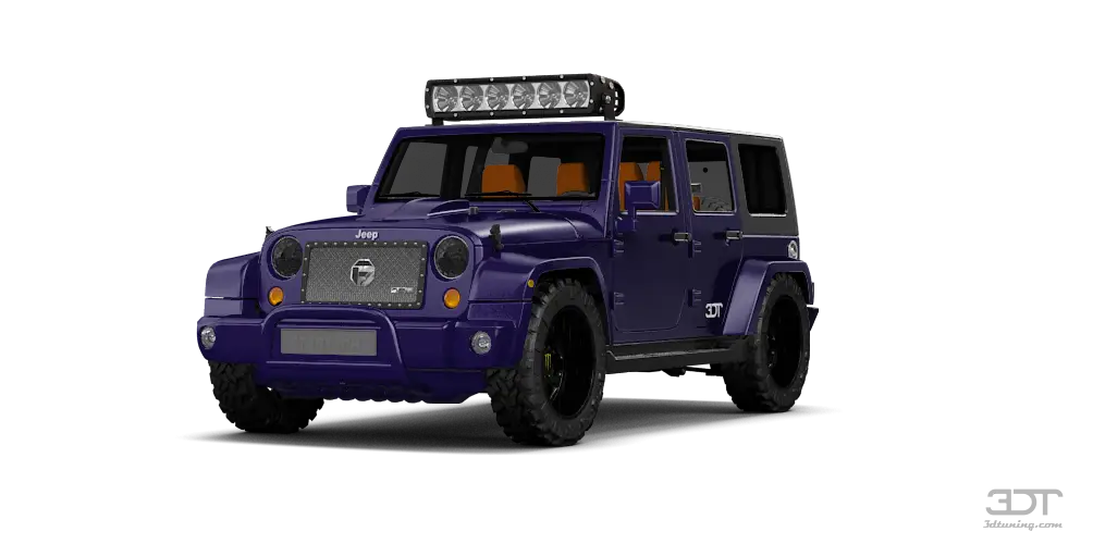 Stylish Purple SUV Car Illustration