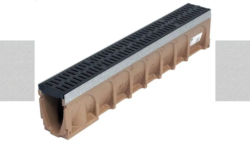 Drainage Channel with Grate