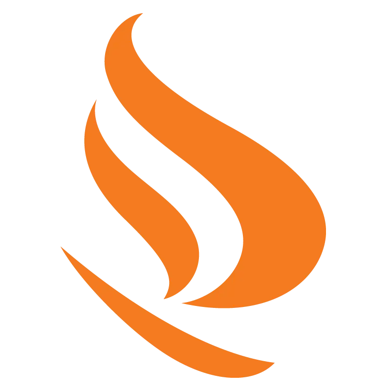 Orange Flame Icon