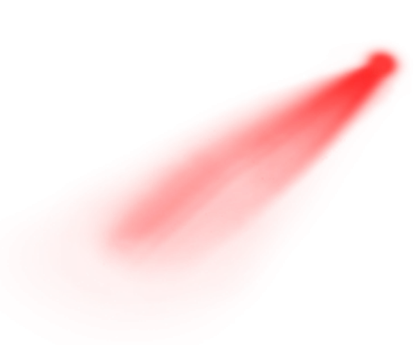 Red Brush Stroke