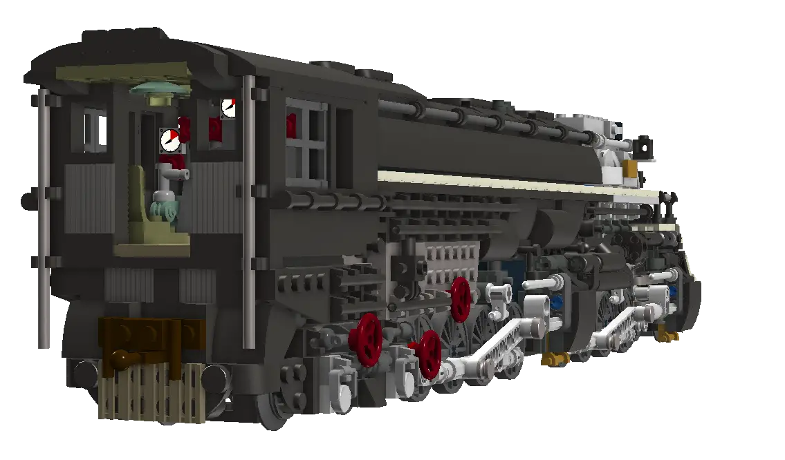 Detailed Lego Train Model