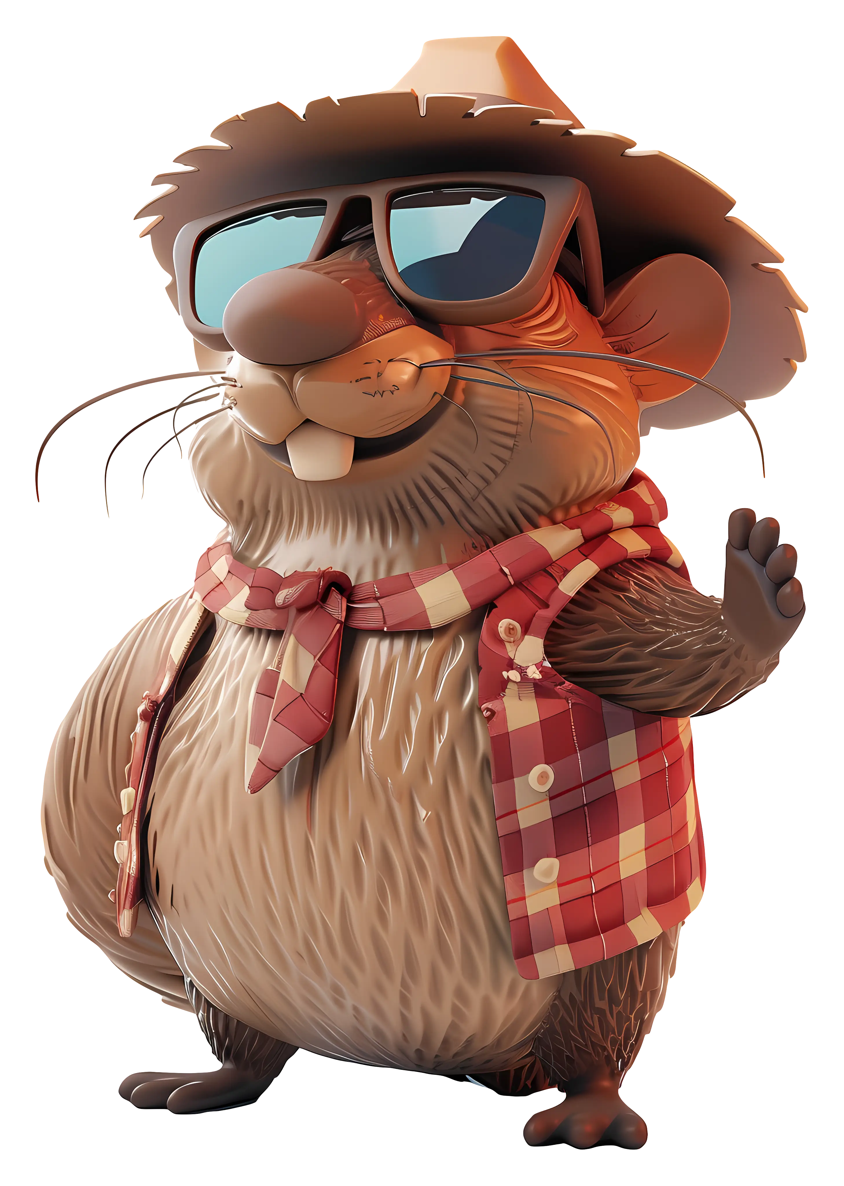 Cool Beaver Character