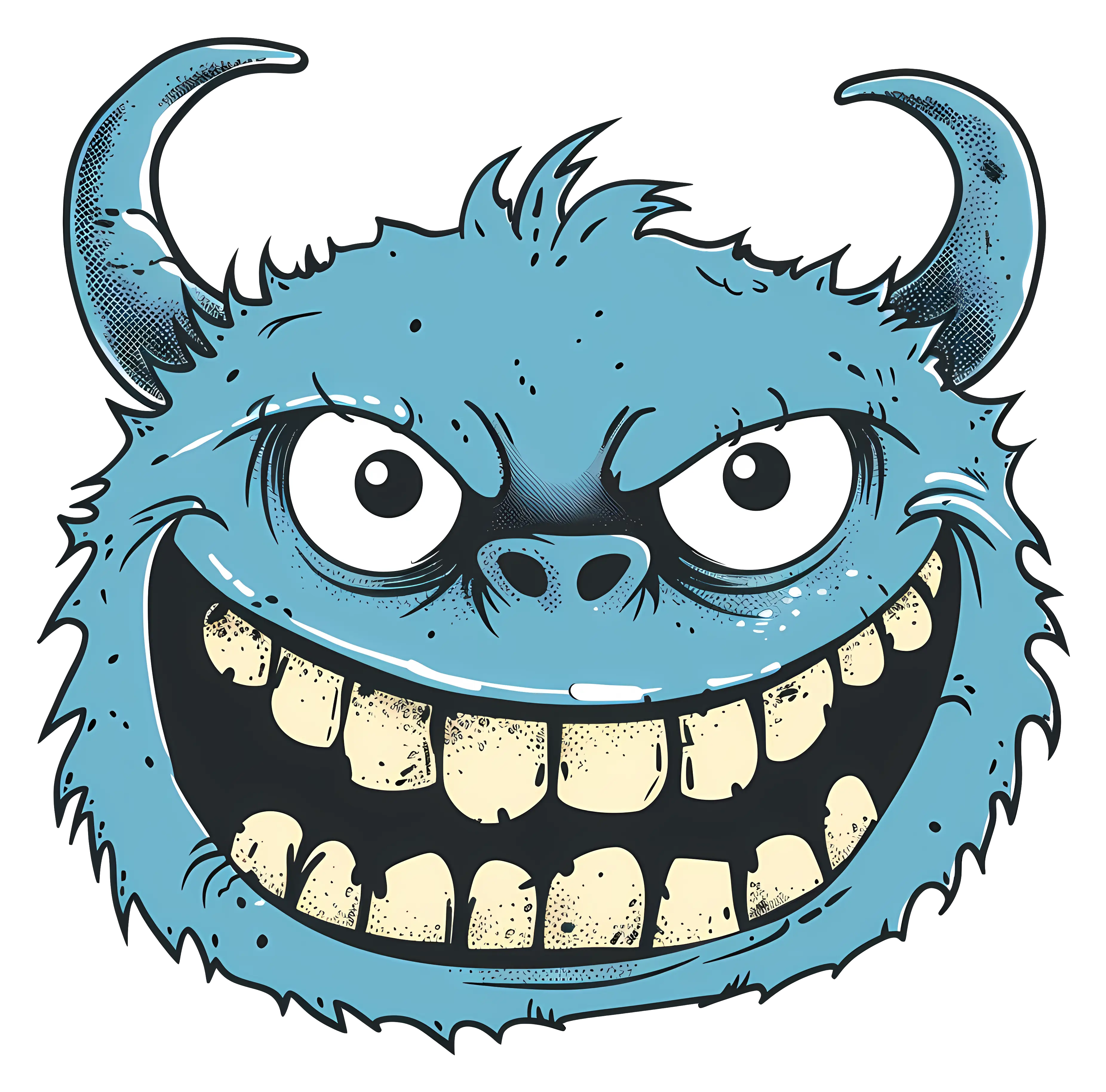 Scary Monster Face