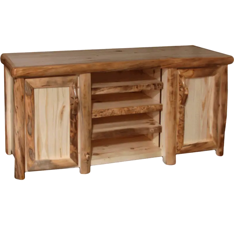 Rustic Wooden TV Stand