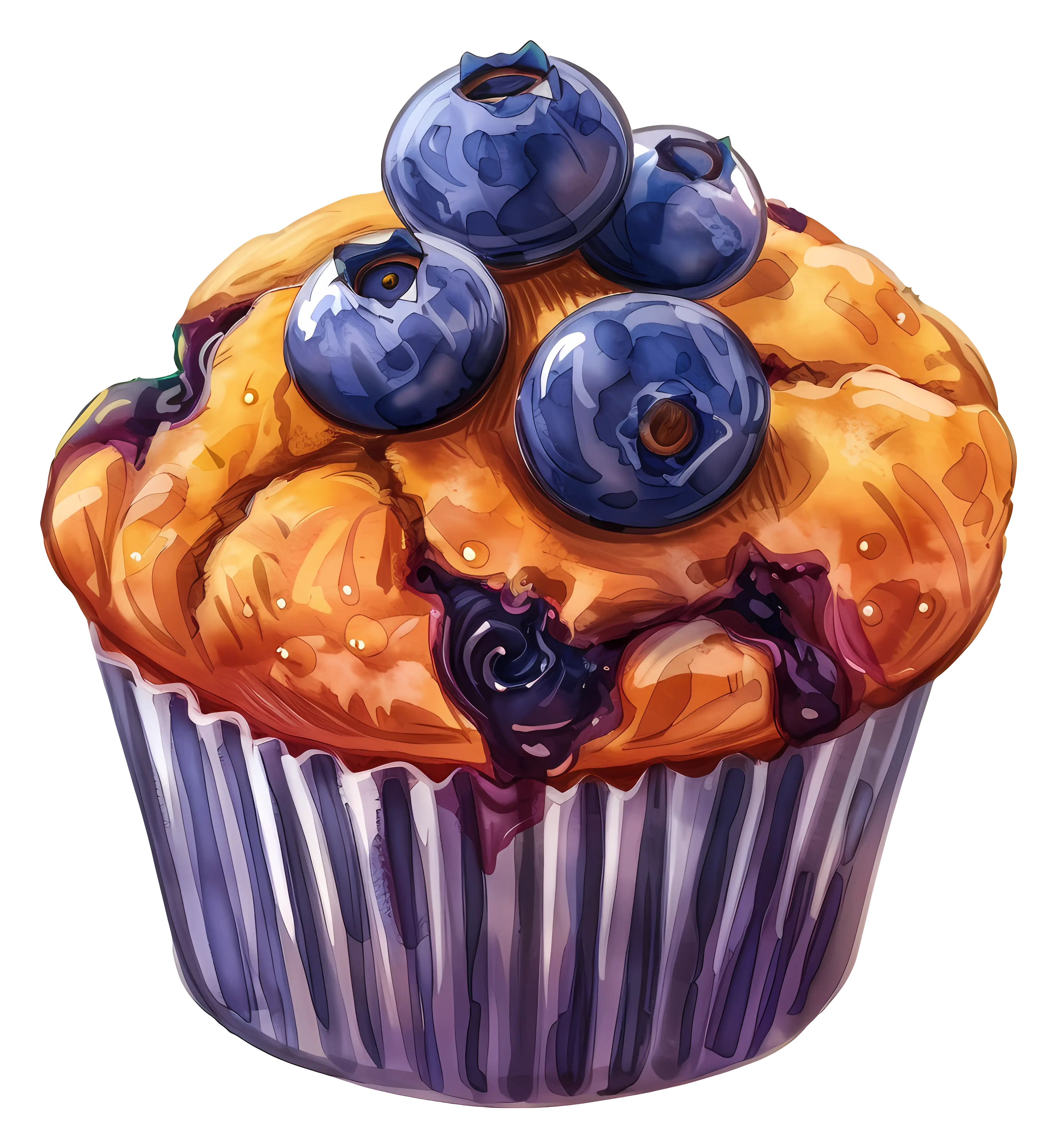 Delicious Blueberry Muffin
