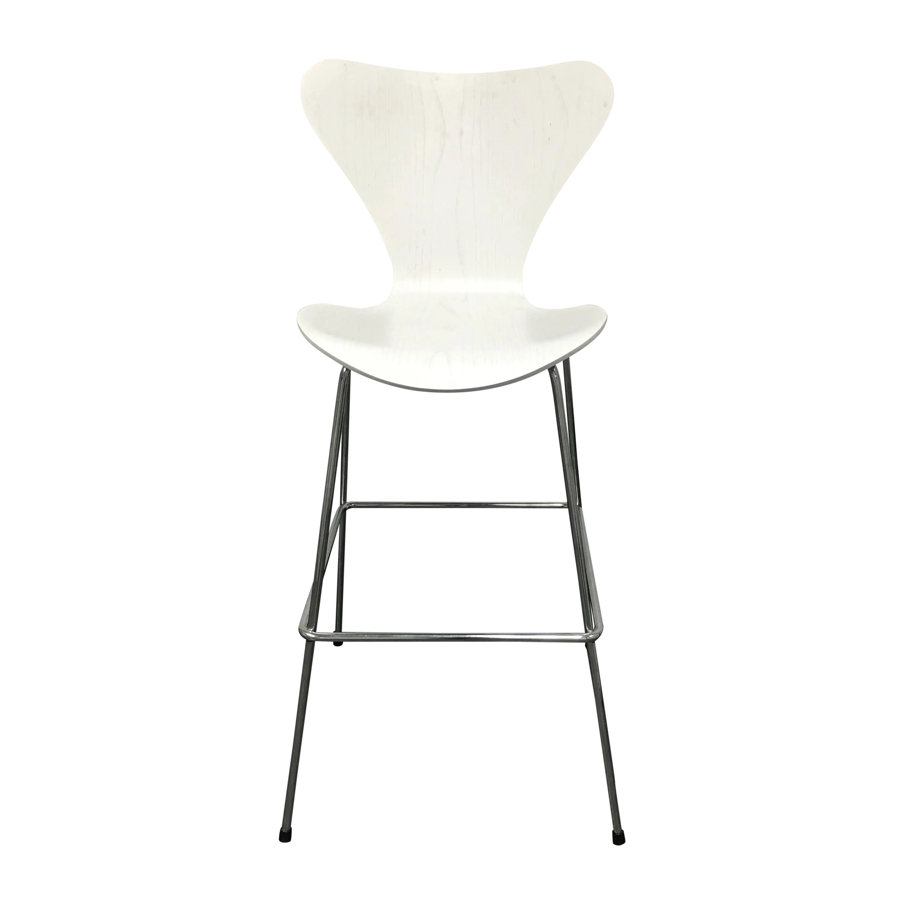 White Modern Bar Stool Chair