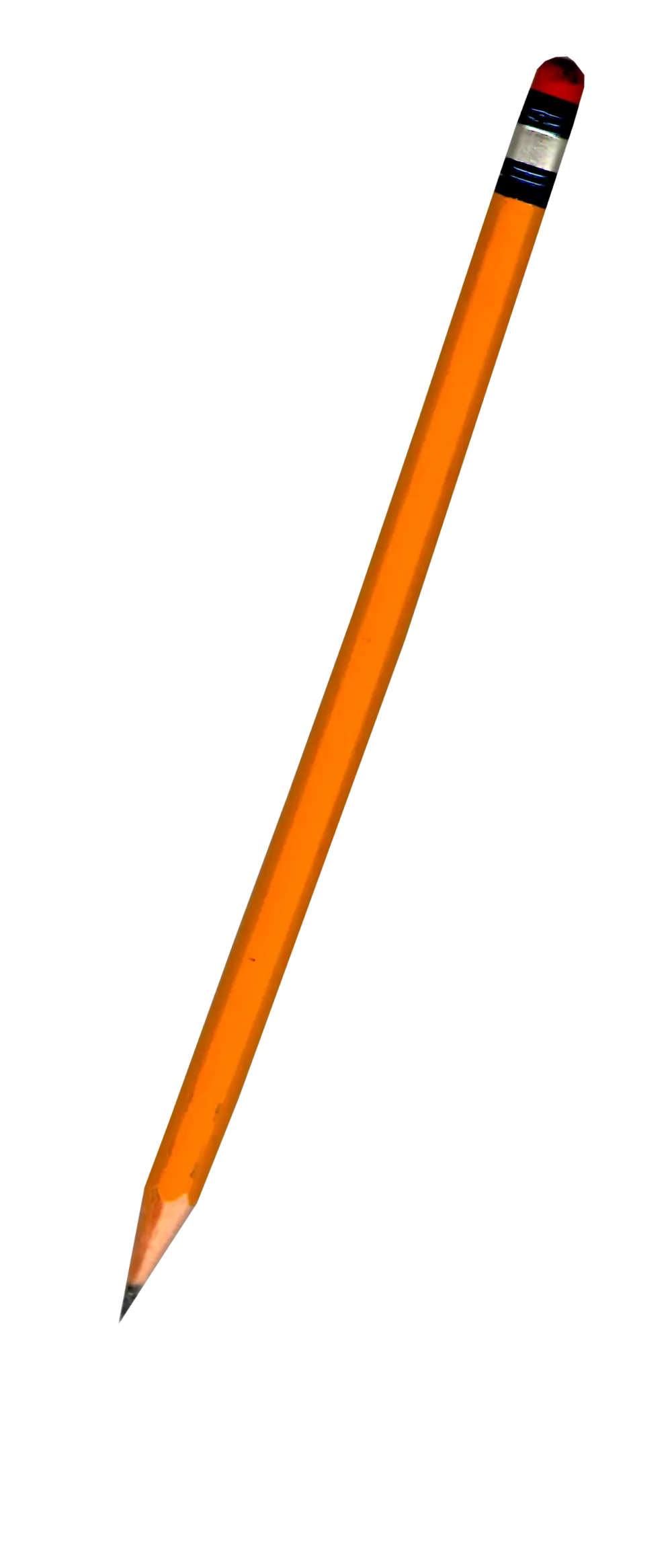 Orange Wooden Pencil Illustration