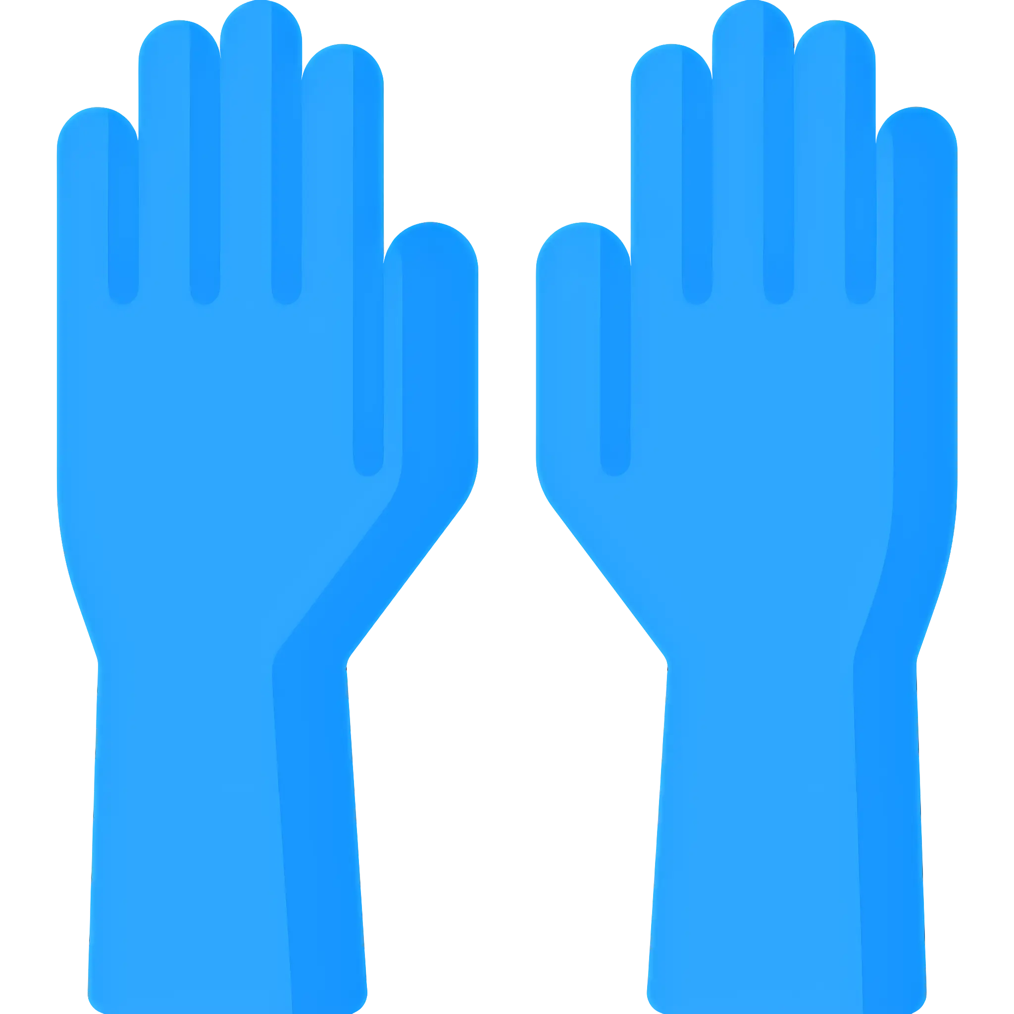 Blue Protective Gloves for Hygenic Use