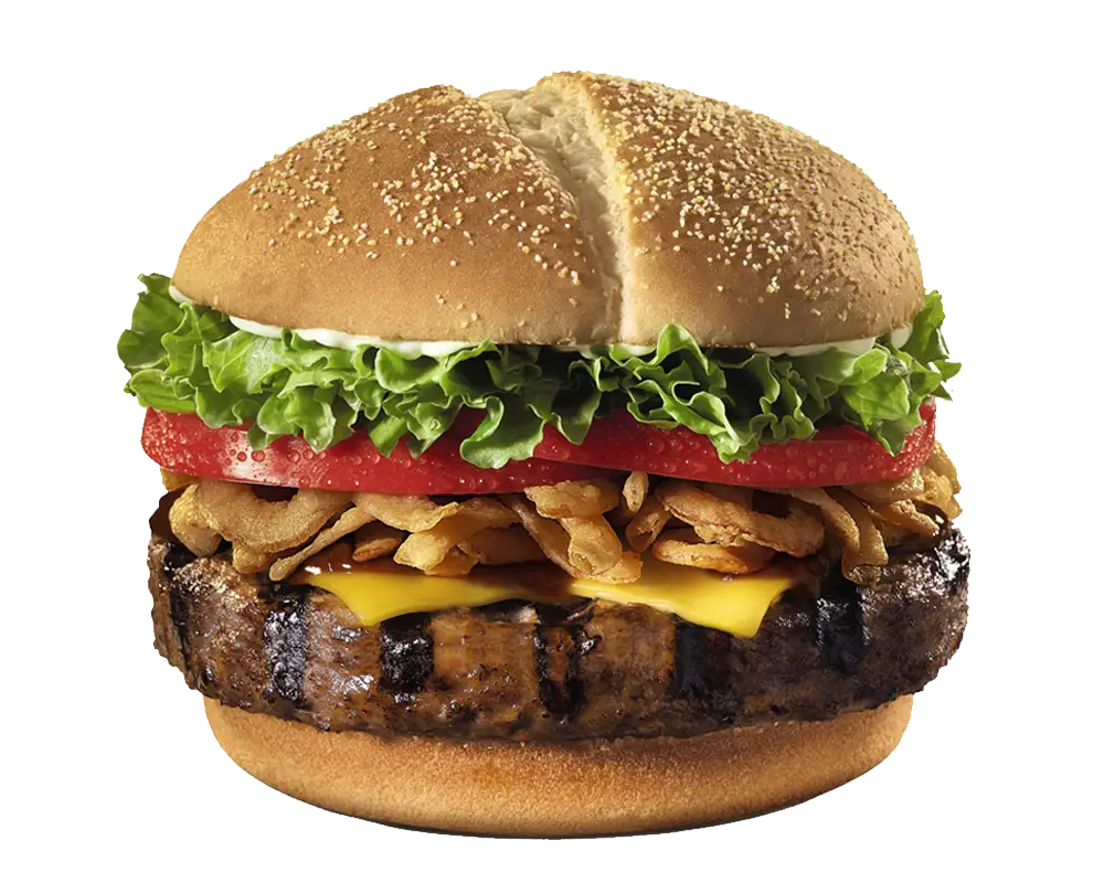 Delicious Cheeseburger with Grilled Patty and Fresh Vegetables