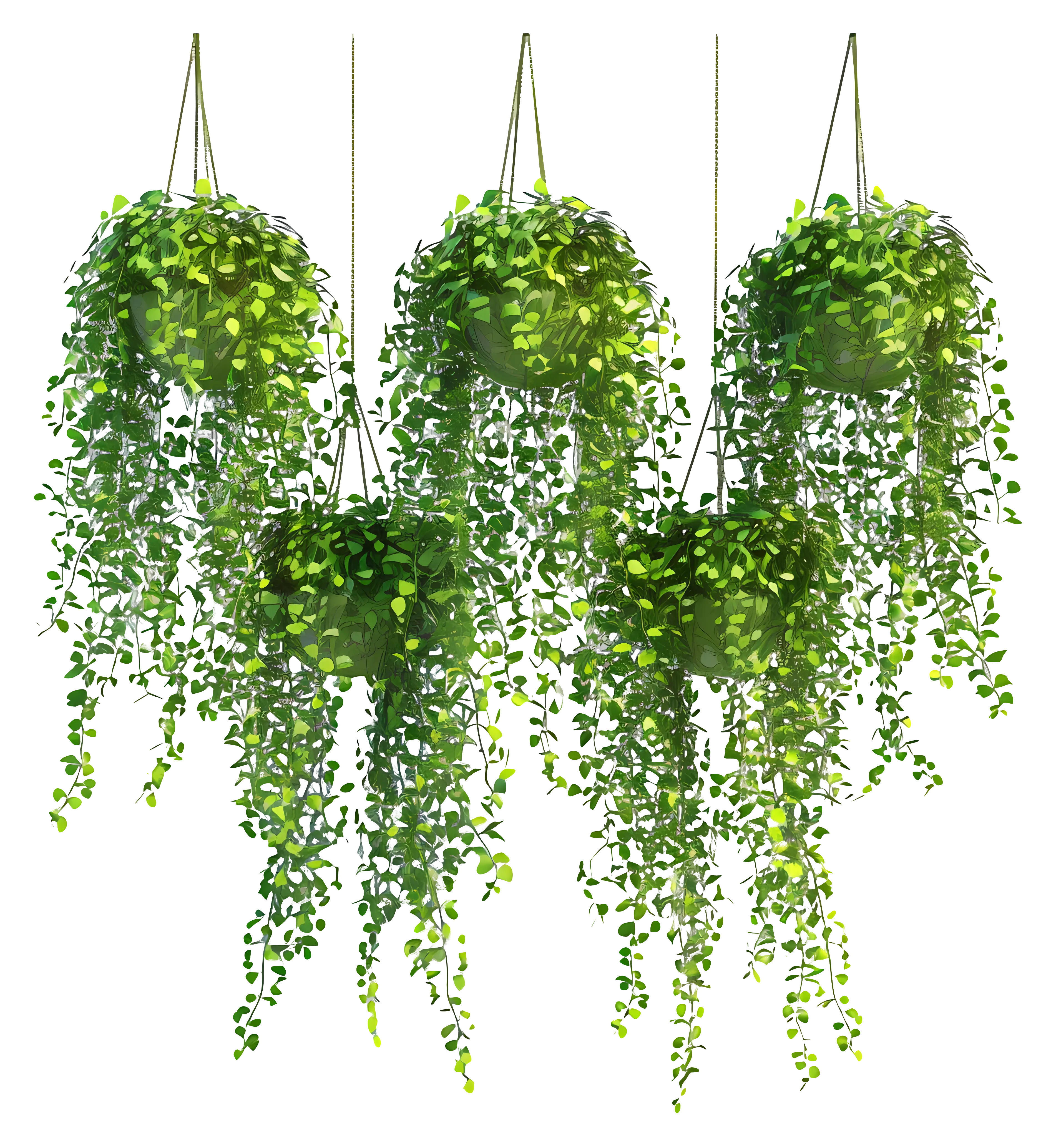 Hanging Green Plants