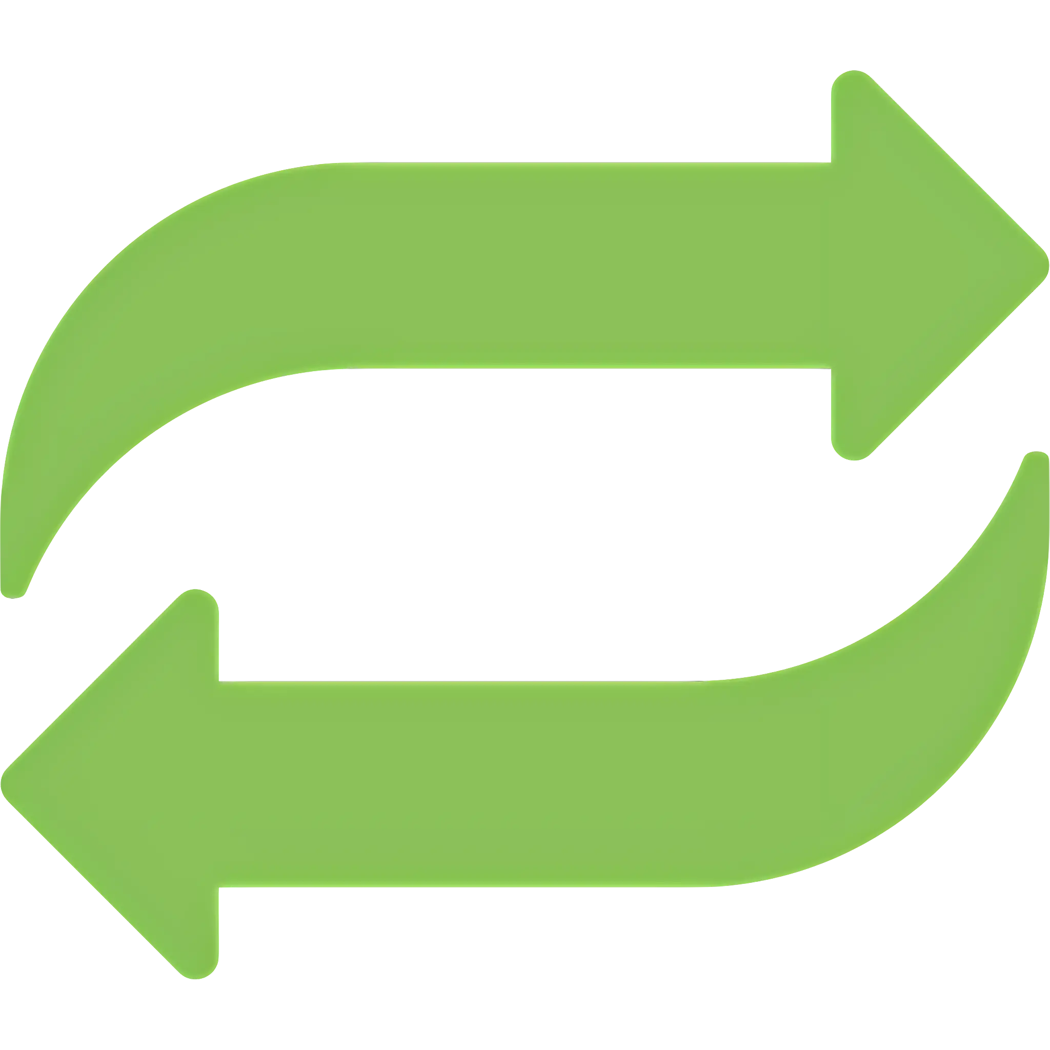 Green Left and Right Arrow Symbol for Navigation
