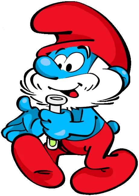 Whimsical Blue Cartoon Gnome