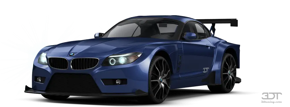 Blue Sports Car Illustration