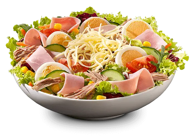 Fresh Mixed Vegetable Salad in a Bowl