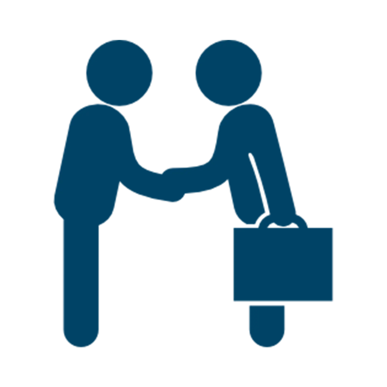 Business Handshake Icon Representing Partnership