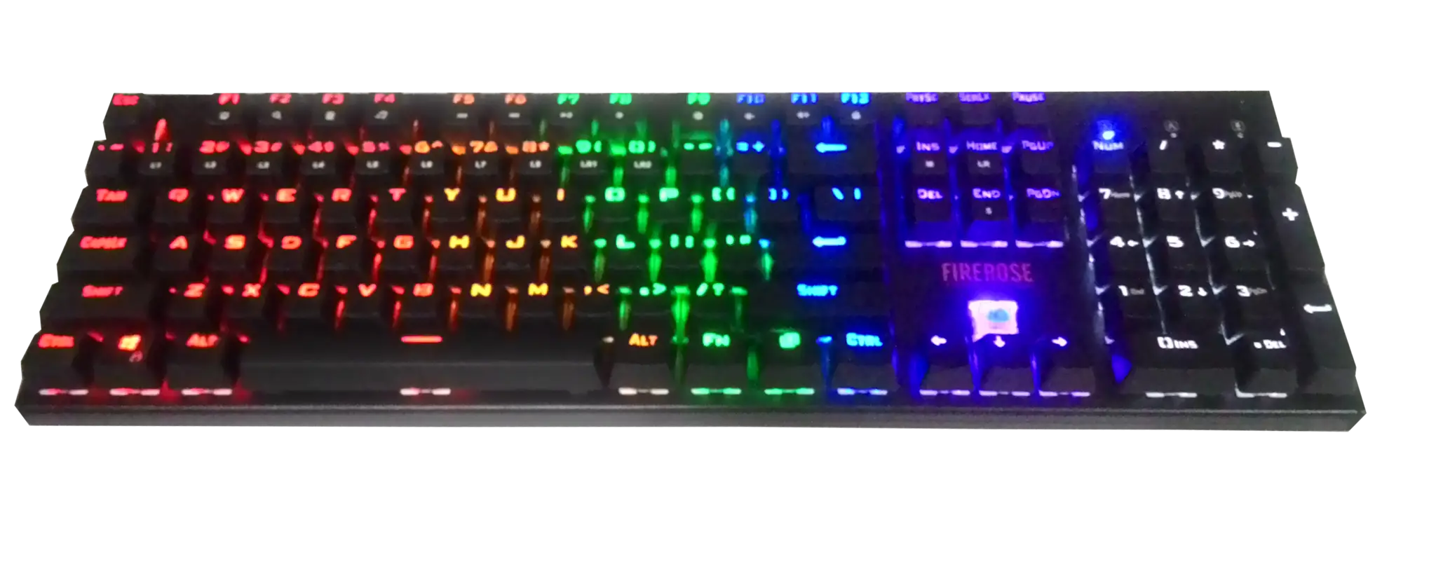 RGB Gaming Keyboard with Colorful Lights
