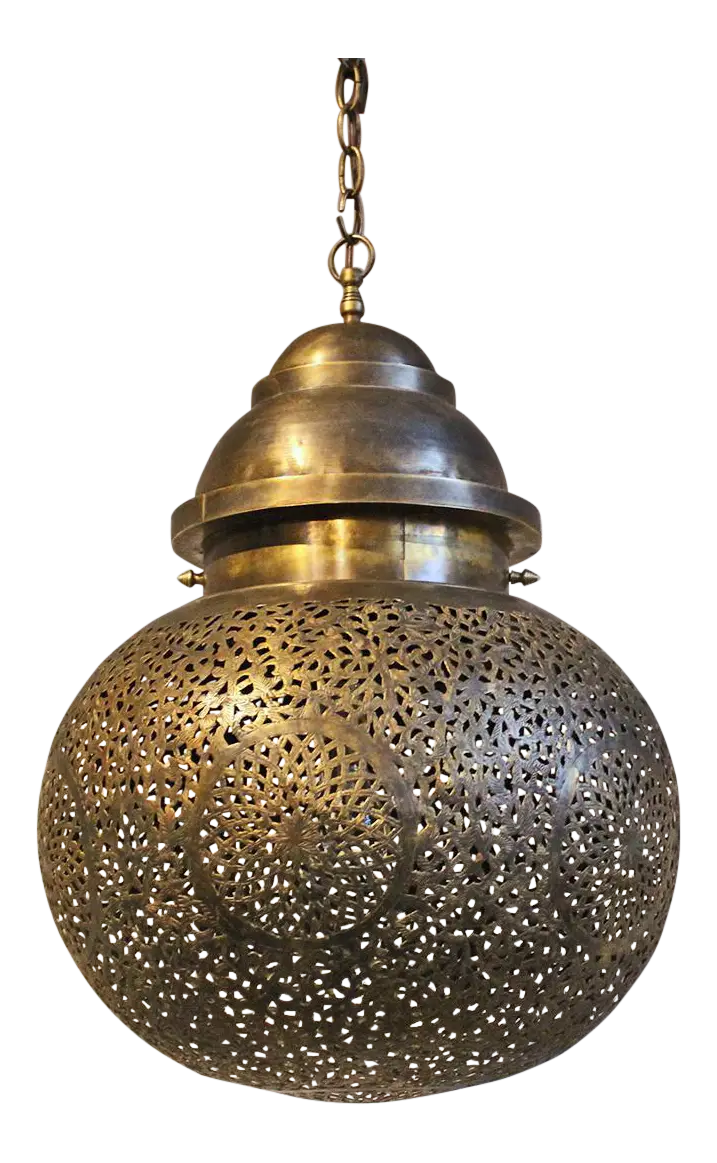 Decorative Brass Hanging Lamp Design